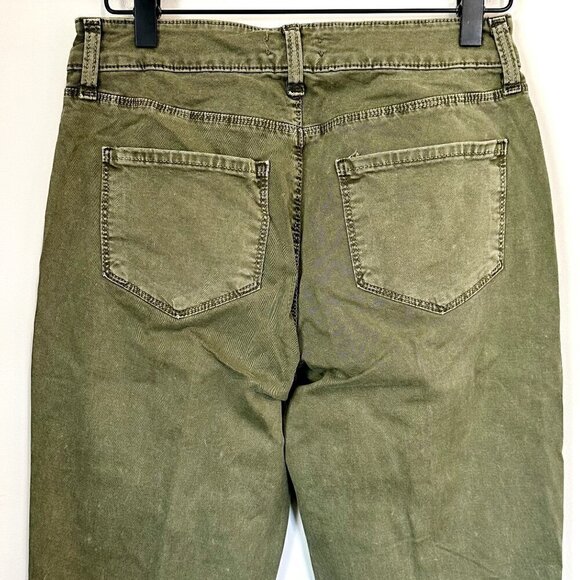 NWT L'AGENCE The Affair Green High Rise Flare Jean in Brigade - Size 26 - Picture 7 of 15
